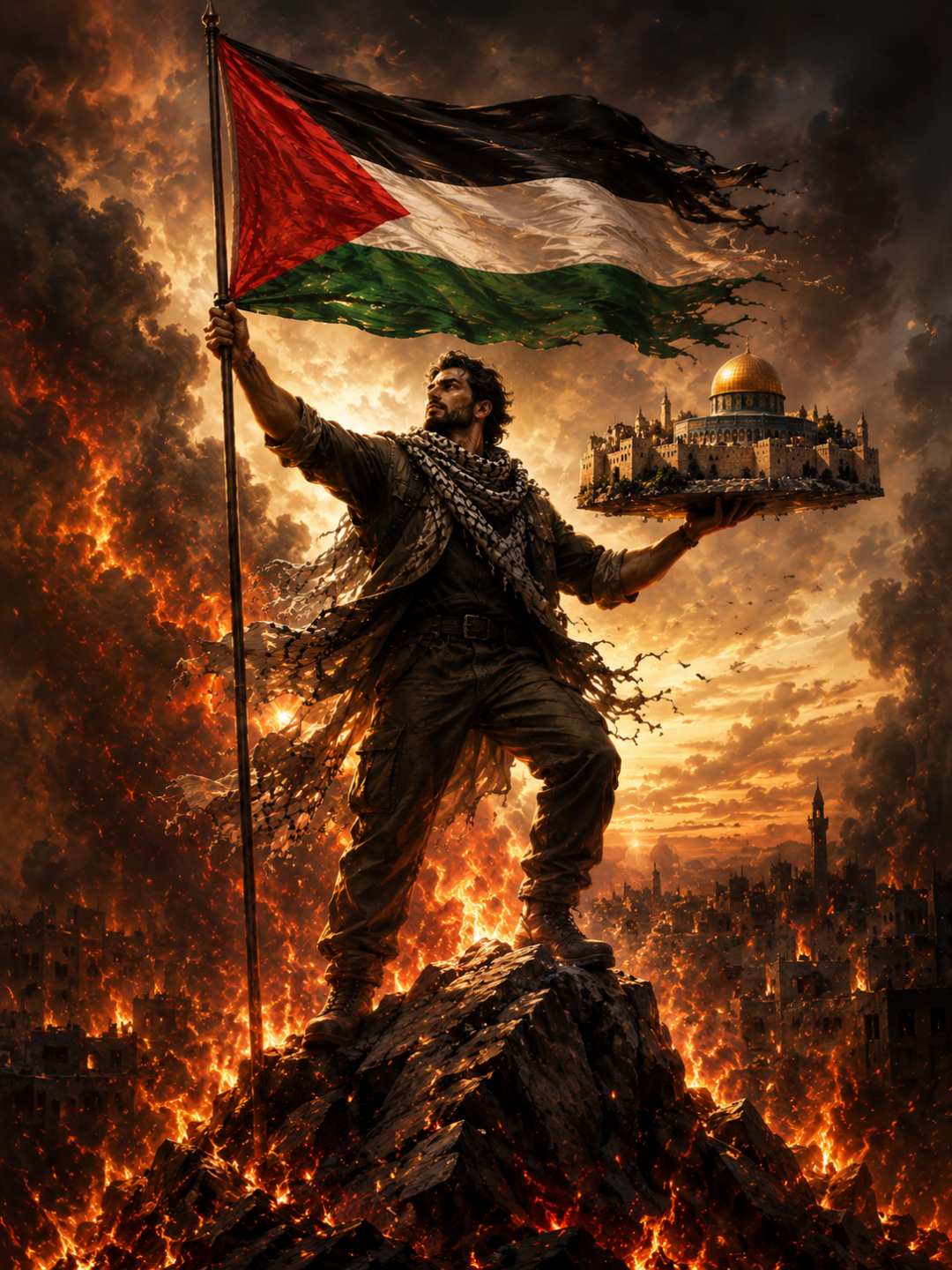 طود وسط اللهب